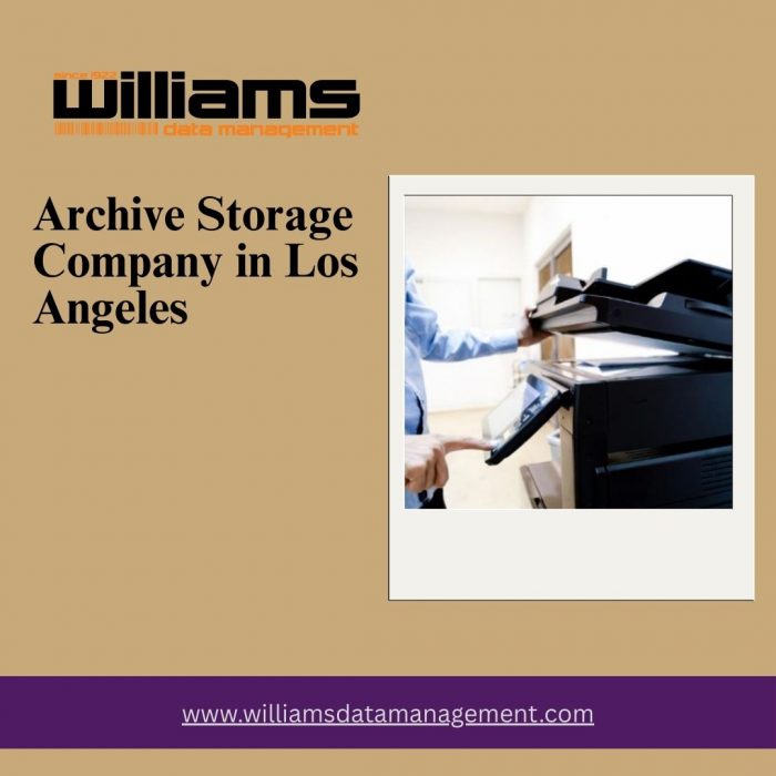 Archive Storage Company in Los Angeles