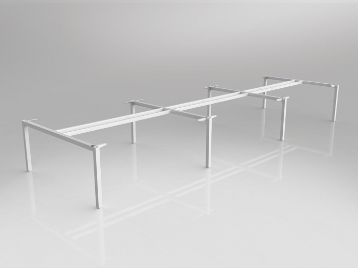 OL Axis Double Sided 6-User Workspace Frame