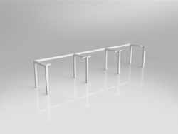 OL Axis Single Sided 3-User Workspace Frame