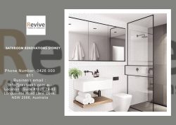 Bathroom Renovations Sydney – Revive Kitchens & Bathrooms