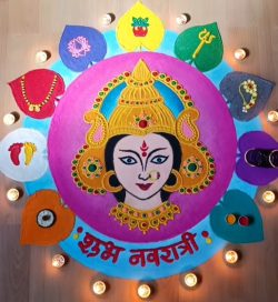 Beautiful Navratri Rangoli Designs for Home Decor That Celebrate Tradition