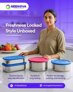 Best Steel Lunch Box in India – Gee Enterprises