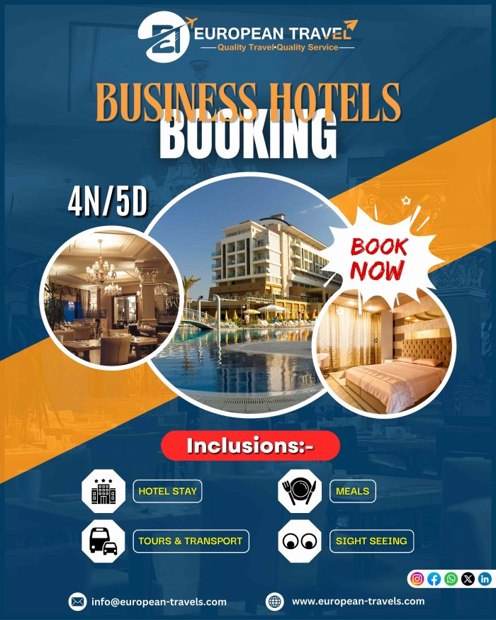 European Travel | Seamless Business Hotel Booking Experience