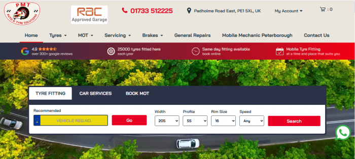 Buy tyres Peterborough