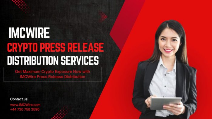 IMCWire delivering professional Crypto Press Release Distribution Services trusted globally