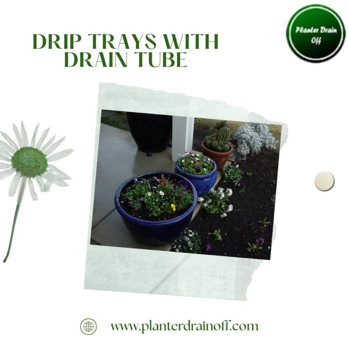 Drip Trays With Drain Tube