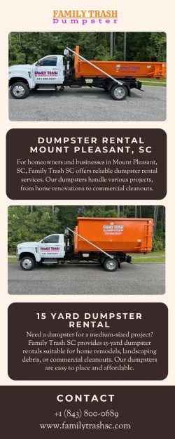 Dumpster Rental Mount Pleasant, SC