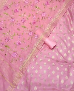 Shop Exclusive Banarasi Pure Cotton Silk Suit Online – Yuvistyle