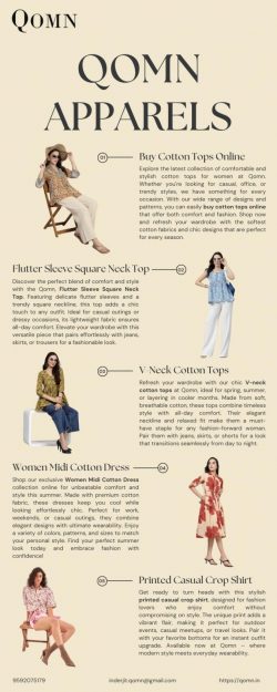 Buy Women Midi Cotton Dress Online for Trendy and Comfortable Summer Style