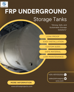Durable and Reliable FRP Underground Storage Tanks by Shivas Projects