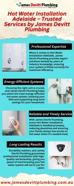 Hot Water Installation Adelaide