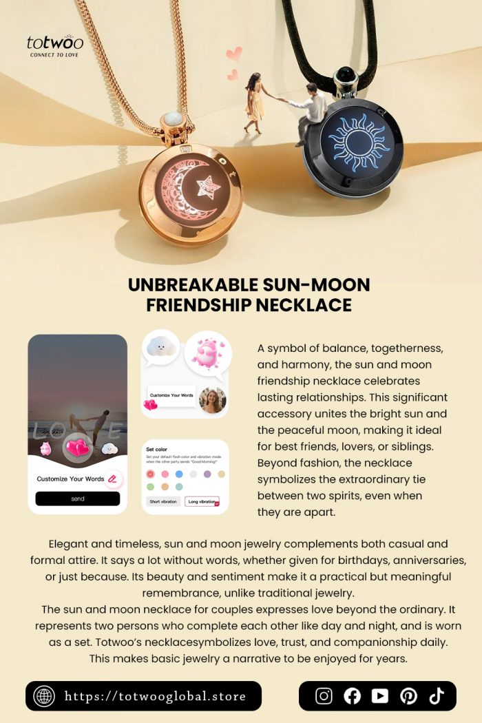 Unbreakable Sun-Moon Friendship Necklace