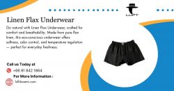Natural Comfort and Breathability with Linen Flax Underwear