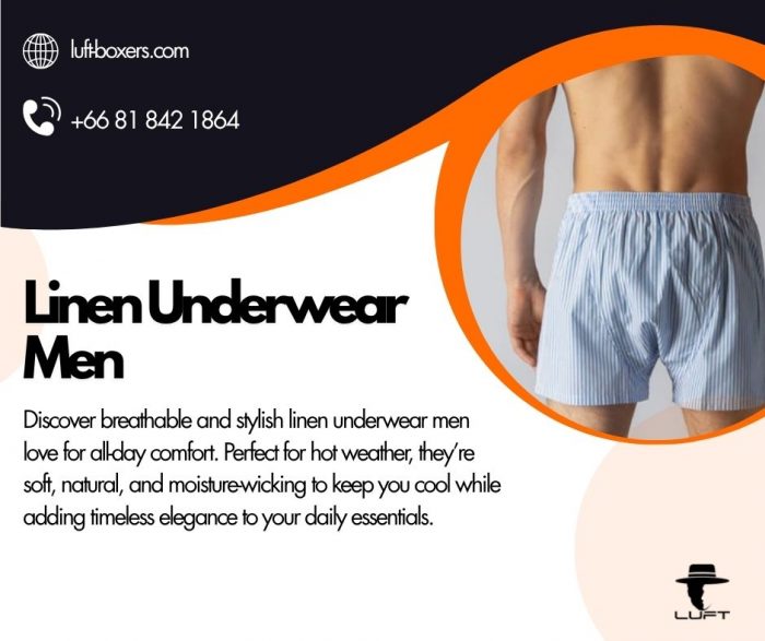 Linen Underwear Men – Breathable, Stylish, and Comfortable Choice
