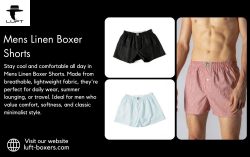Premium Comfort with Mens Linen Boxer Shorts for Everyday Wear