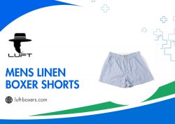 Mens Linen Boxer Shorts – Breathable Comfort & Everyday Style