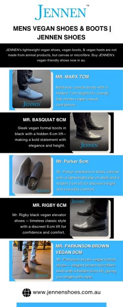 Buy Mens Vegan Shoes and Boots | JENNEN Shoes Au