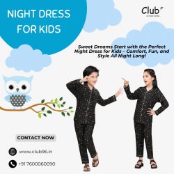 Comfortable & Stylish Night Dress for Kids – Shop Trendy Kids Sleepwear