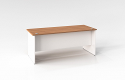 GP Rectangular Office Open Desk – Virginia Walnut