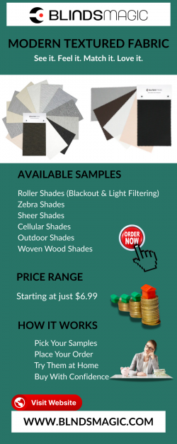 BlindsMagic Fabric Sample: Choose the Perfect Shades for Your Home