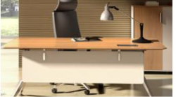 GP Potenza Rectangular Desk with Cable Access