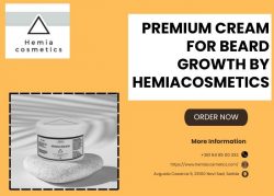 Premium Cream for Beard Growth by Hemiacosmetics