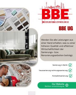 Komplettsanierung mit Preisgarantie | BBE UG Berlin