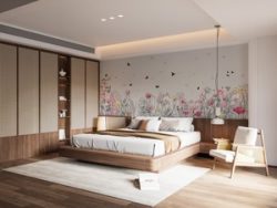 Serene Floral Orchard Wallpaper Murals