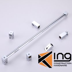 Shower Glass Stabilizer Bar for Lasting Support