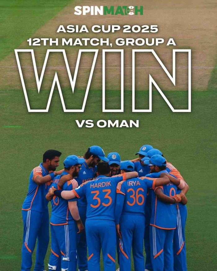 Samson’s Brilliance Drives Spinmatch India’s Asia Cup 2025 Win Over Oman