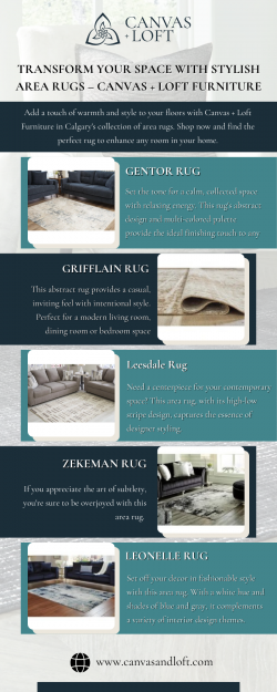 Transform Your Space with Stylish Area Rugs – Canvas Loft Calgary