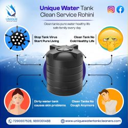 Water Tank Cleaning Service in Rohini | Unique Water Tank