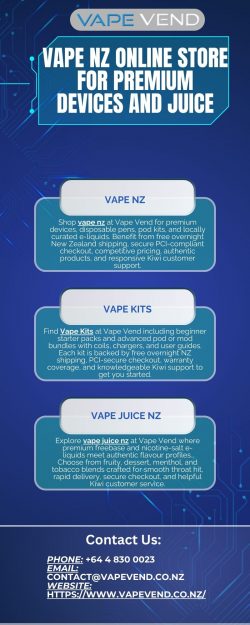 Vape NZ Online Store for Premium Devices and Juice