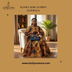Women African Print Handbags by LachyCouture for Bold Everyday Fashion