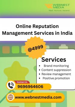 Top Online Reputation Management Services in India | WebNest Media