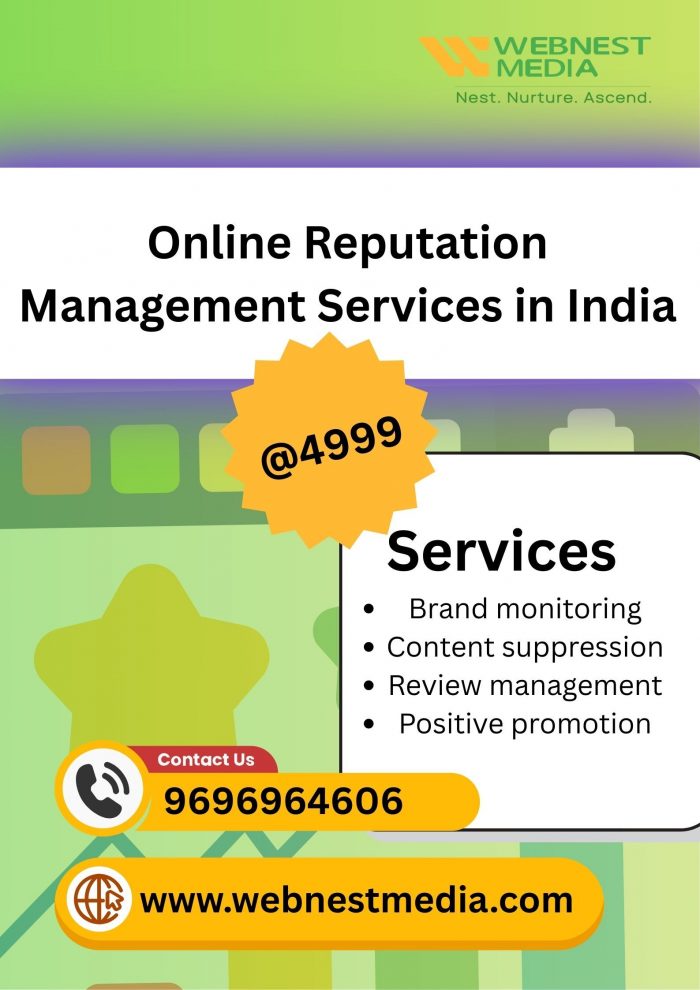 Top Online Reputation Management Services in India | WebNest Media