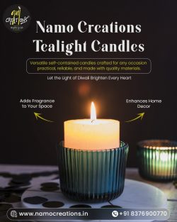 Beautiful Tealight Candles by Namo Creations