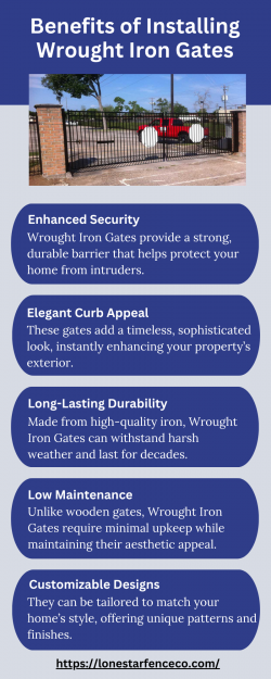Benefits of Installing Wrought Iron Gates