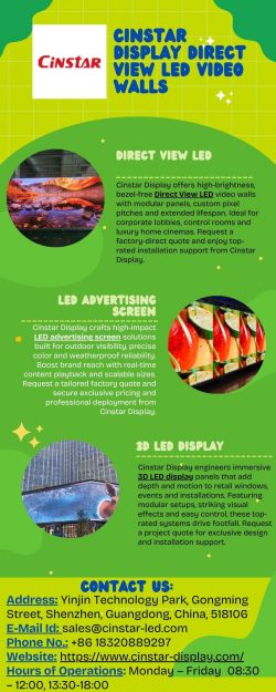 Cinstar Display Direct View LED Video Walls