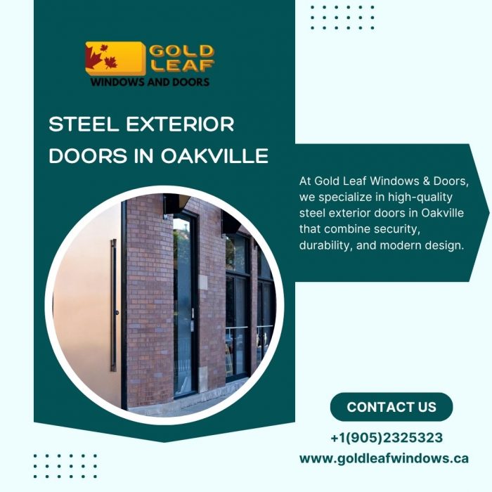 Steel Exterior Doors In Oakville