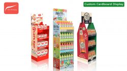 custom cardboard floor displays