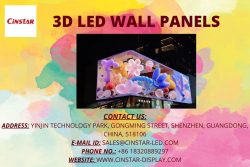 Cinstar Display 3D LED wall panels solutions