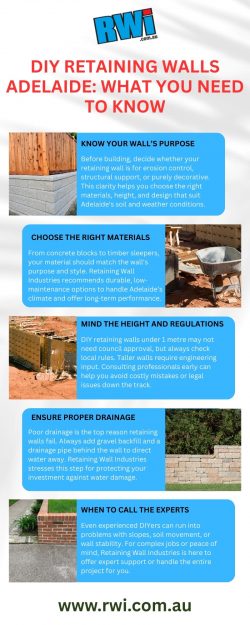 Diy Retaining Walls Adelaide