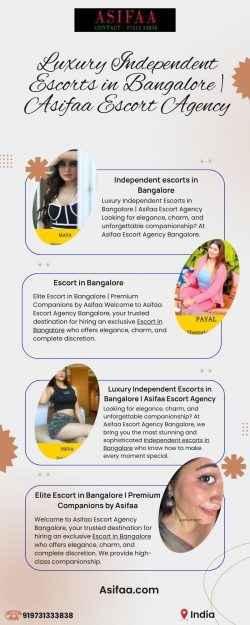 Luxury Independent Escorts in Bangalore | Asifaa Escort Agency