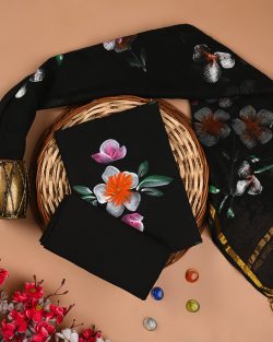 Buy Hand-Painted Cotton Suit with Kota Dupatta Online – Ethnic Adda