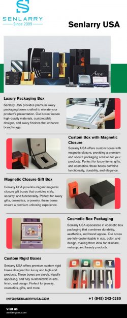 Exquisite Luxury Packaging Boxes | Senlarry USA