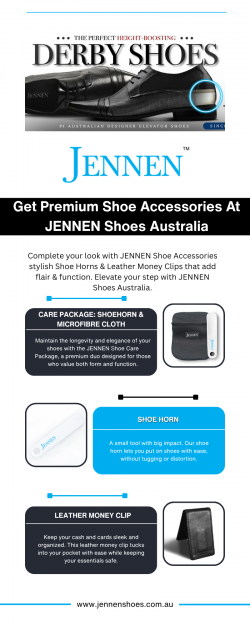 Get Premium Shoe Accessories At Jennen Shoes Australia