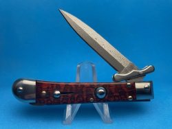 7″ AKC Medici Snakewood Damascus Swinguard