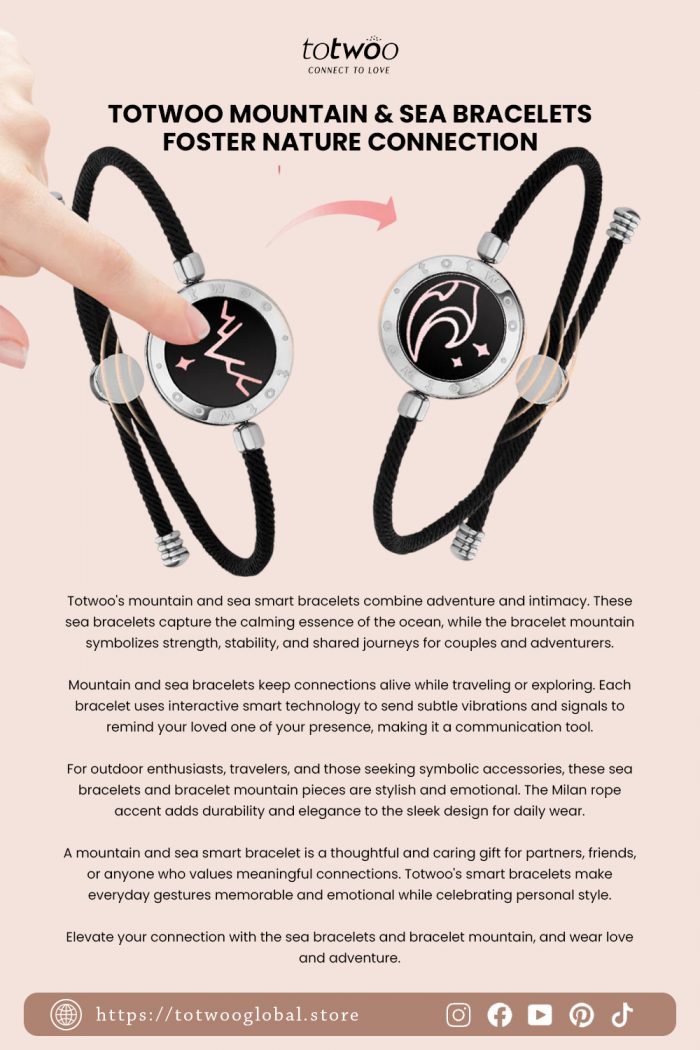 Totwoo Mountain and Sea Bracelets Foster Nature Connection