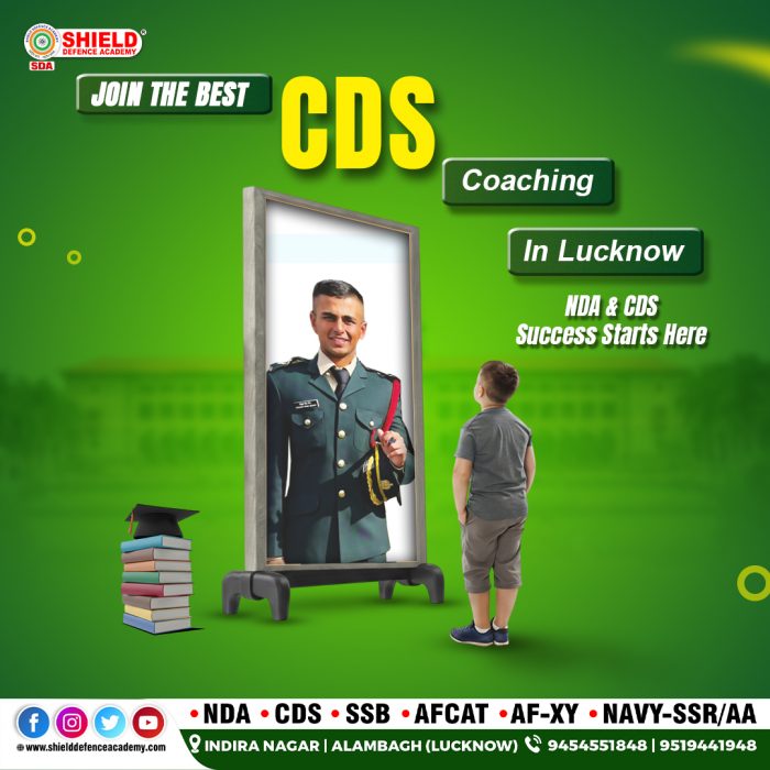 Join the Best CDS Coaching in Lucknow | Shield Defence Academy
